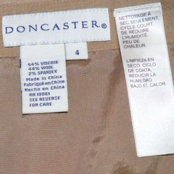 Doncaster Wool Blend Two Piece Suit Set Wool Blend Vintage Small - Picture 6 of 13